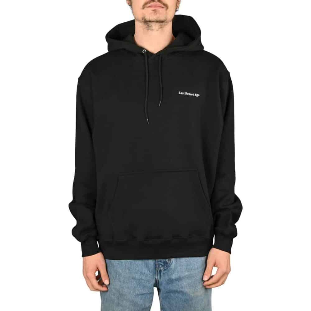 Last Resort Atlas Monogram Pullover Hoodie - Black