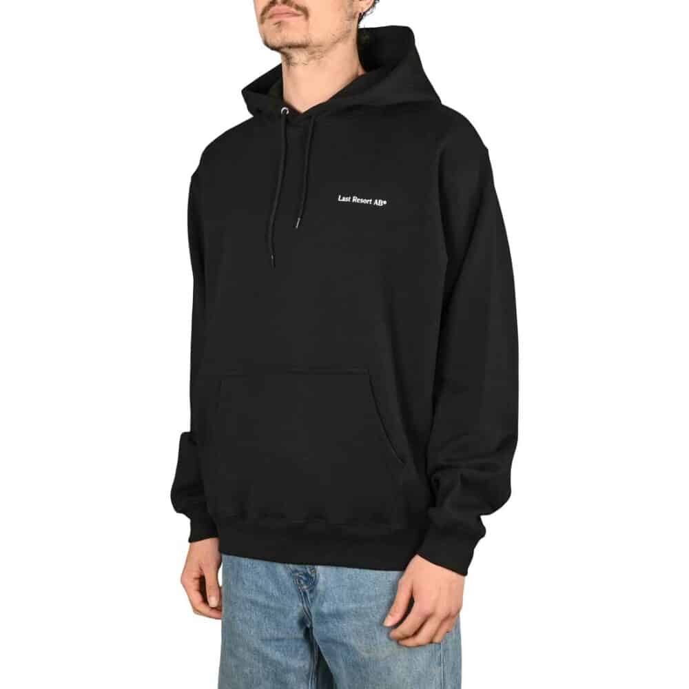 Last Resort Atlas Monogram Pullover Hoodie - Black