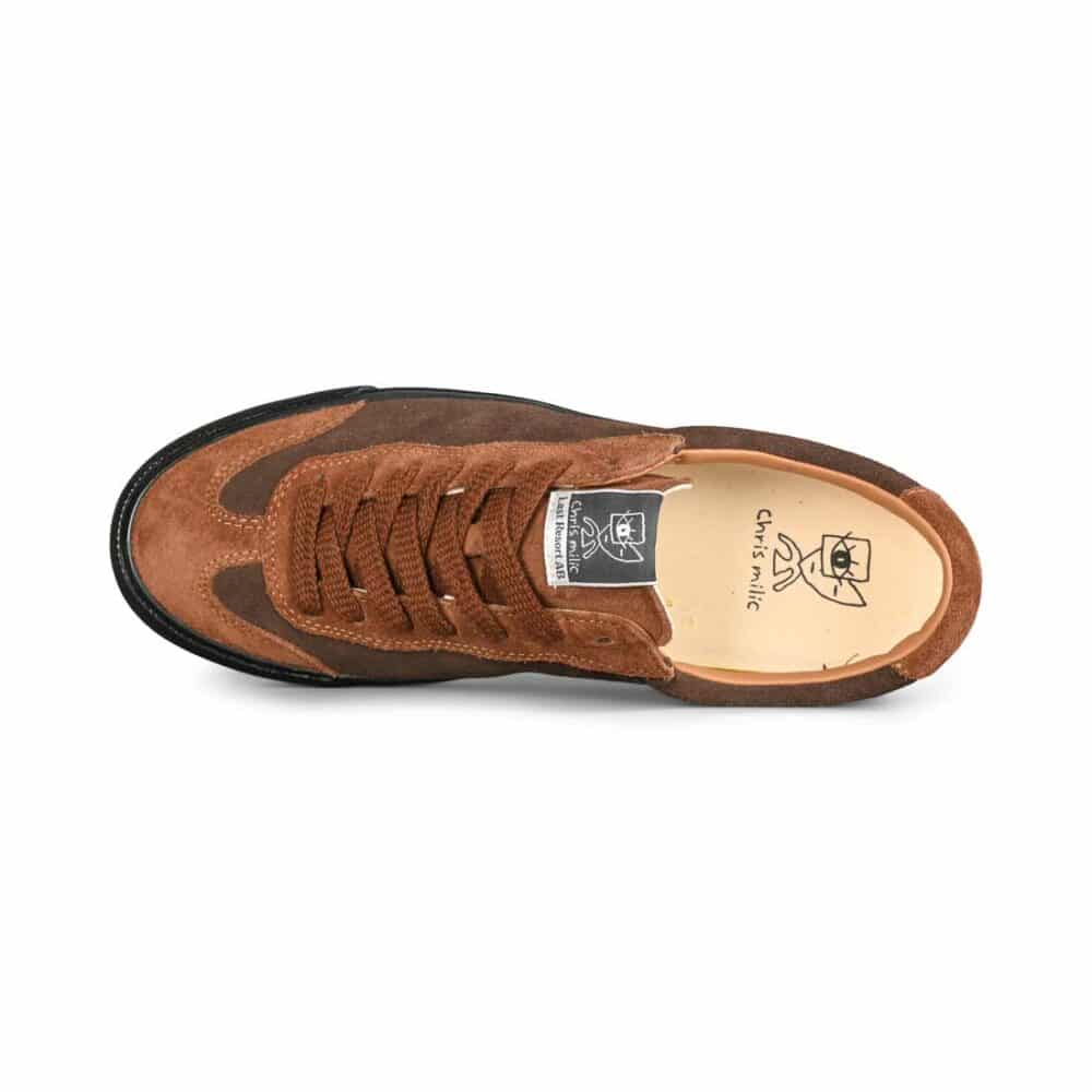 Last Resort Chris Milic VM004 Suede Skate Shoes - Duo Brown/Black