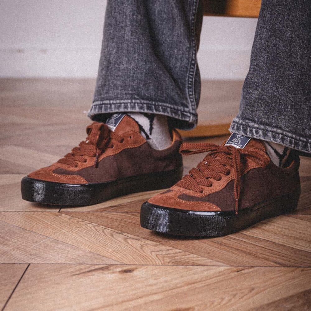 Last Resort Chris Milic VM004 Suede Skate Shoes - Duo Brown/Black