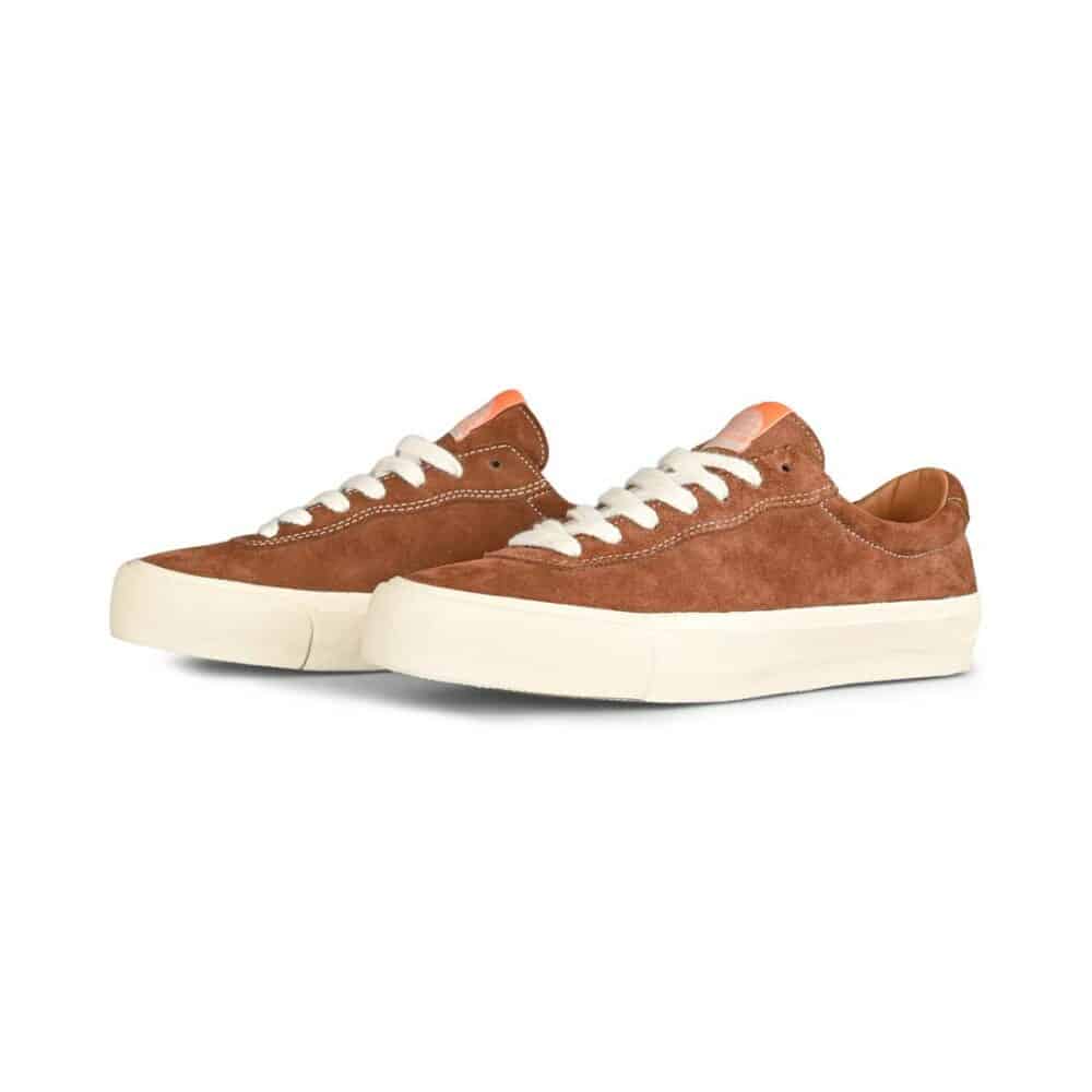 Last Resort VM001 Suede Lo Skate Shoes - Choc Brown/White