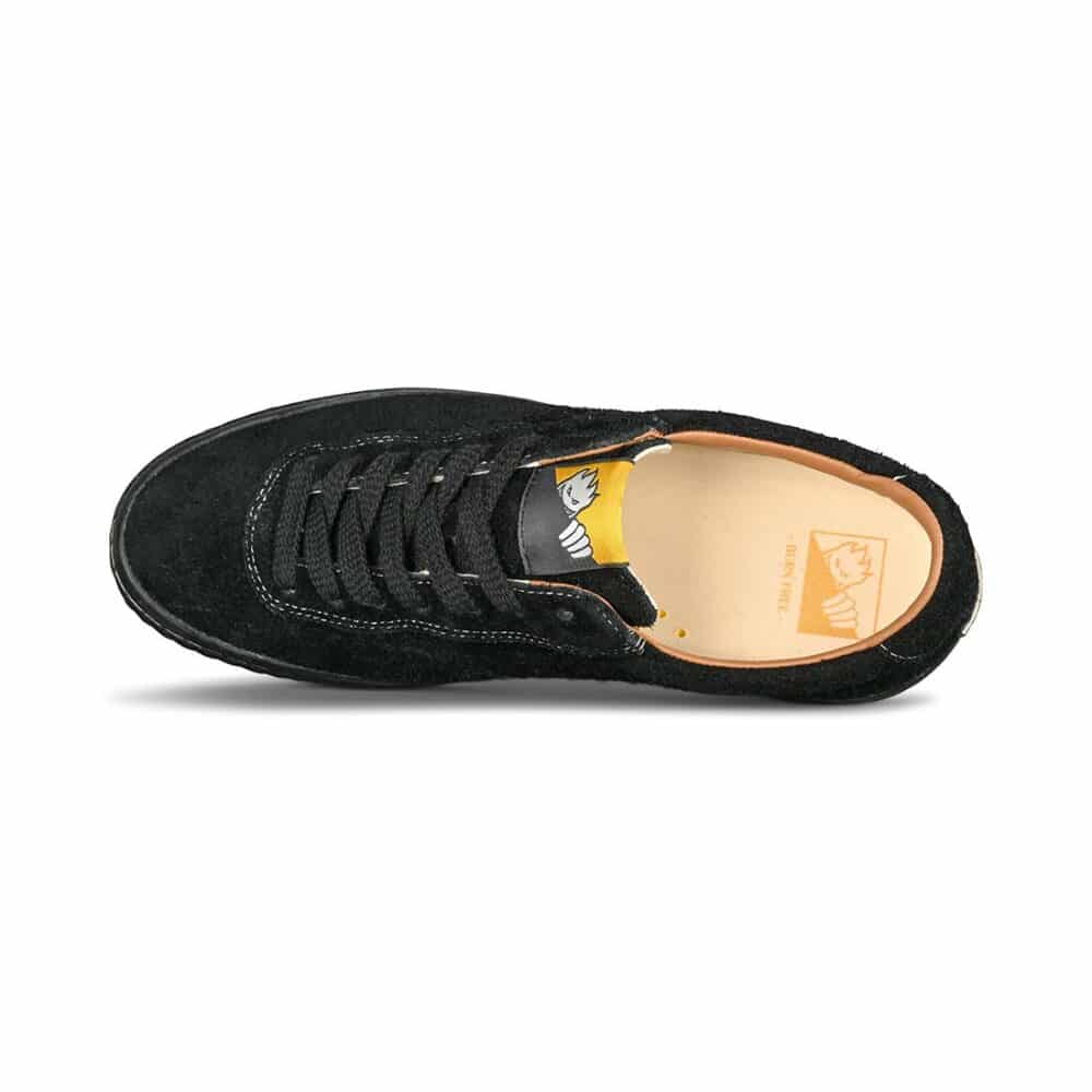 Last Resort x Spitfire VM001 Suede Lo Skate Shoes - Black/Black