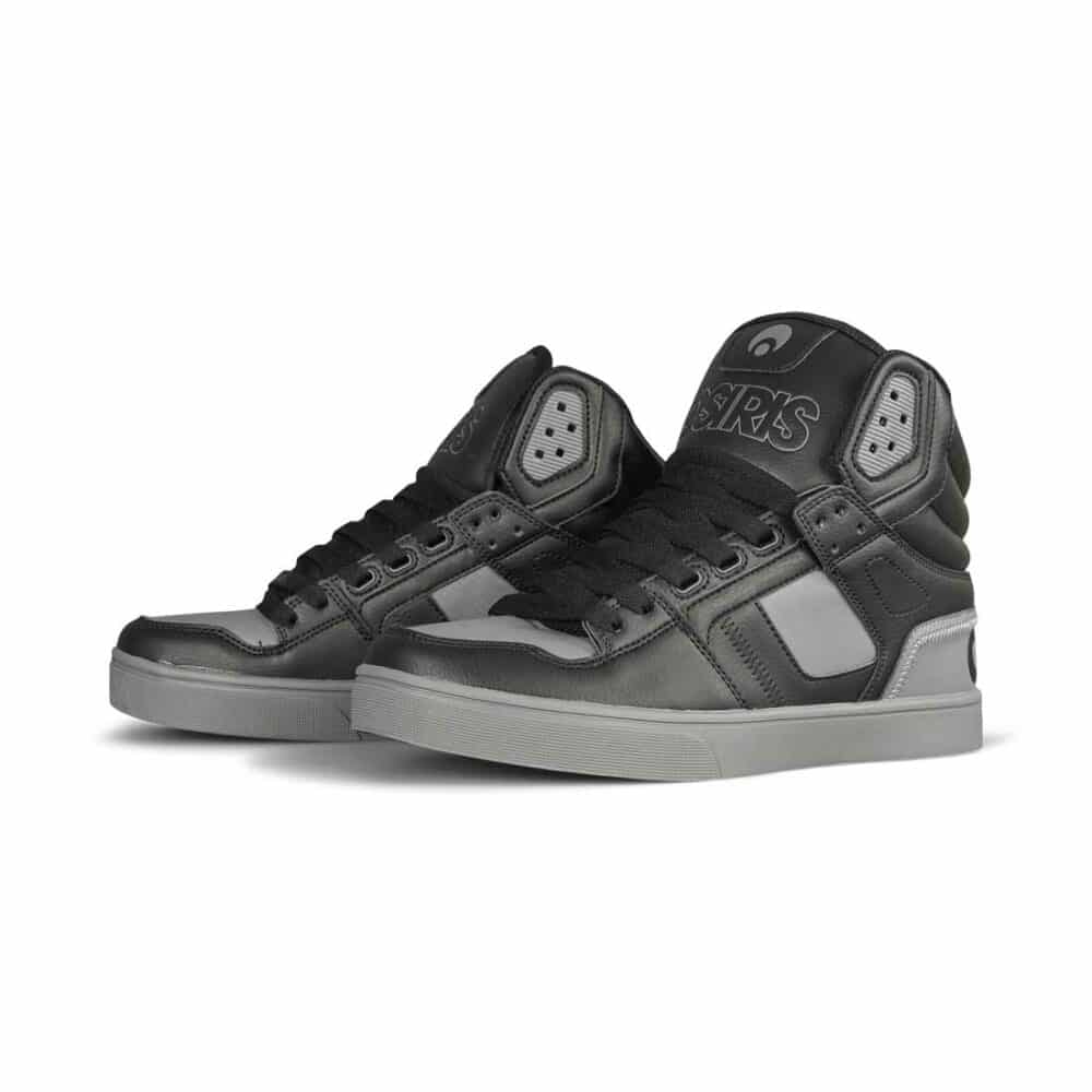 Osiris Clone High Top Shoes - Black/Grey/Grey