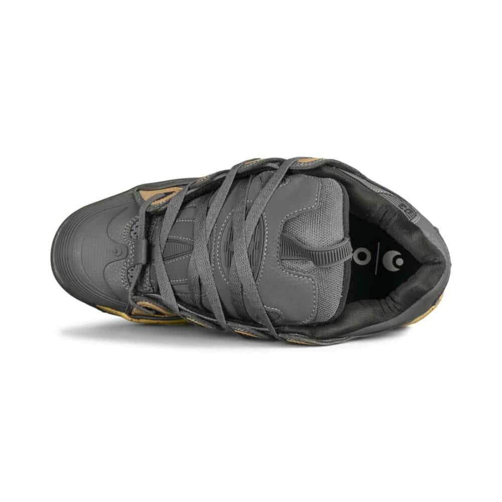 Osiris D3 2001 Skate Shoes - Charcoal/Gold/Black