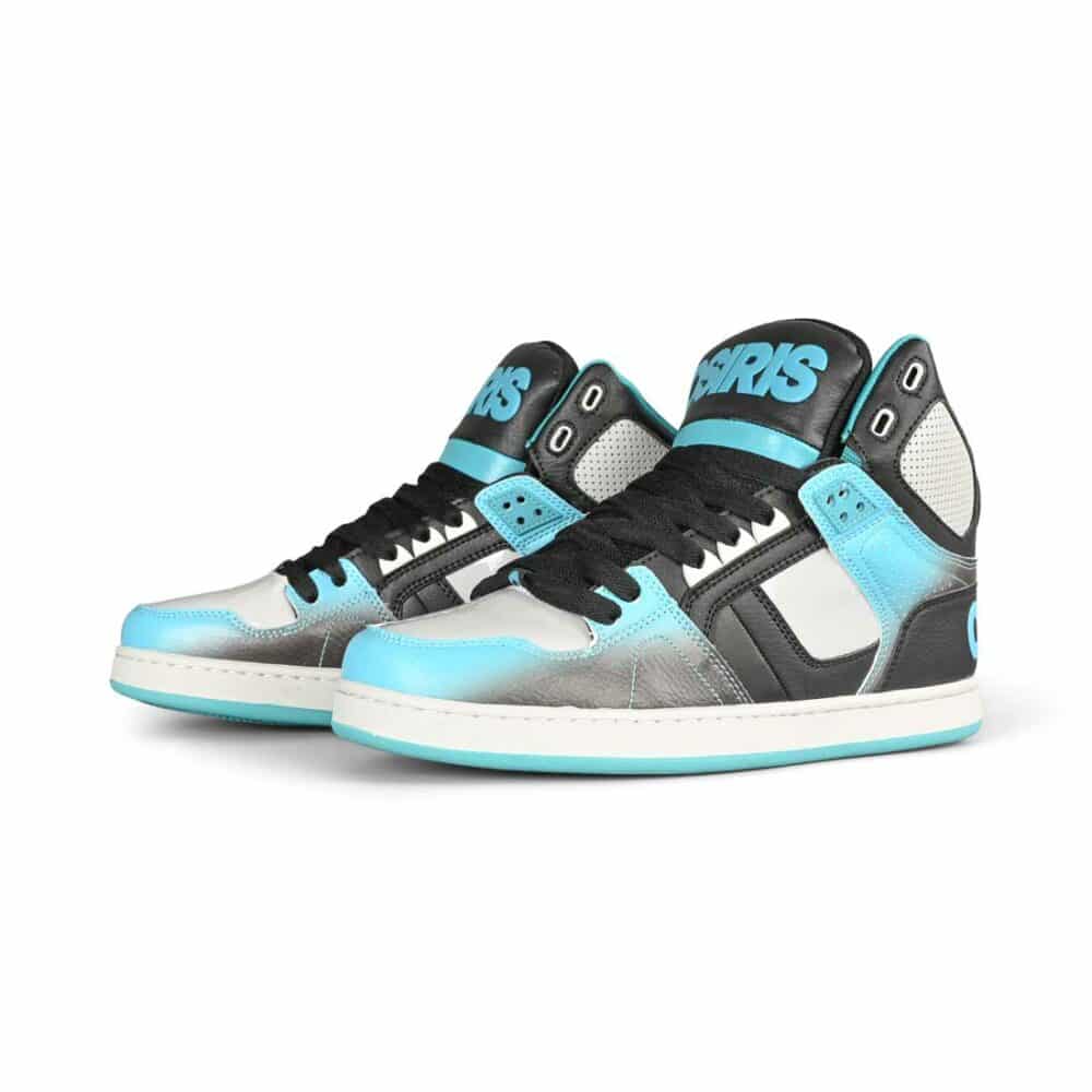 Osiris NYC 83 CLK High Top Shoes - Black/Blue/Fade