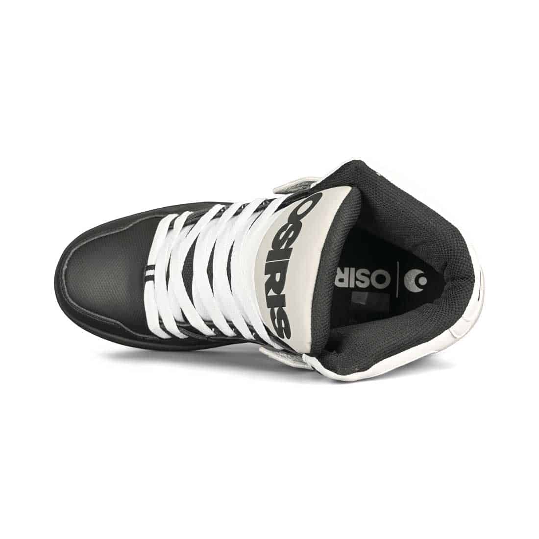 Mens Osiris Nyc 83 Clk Sneakers In Black Grey White | Soletrader