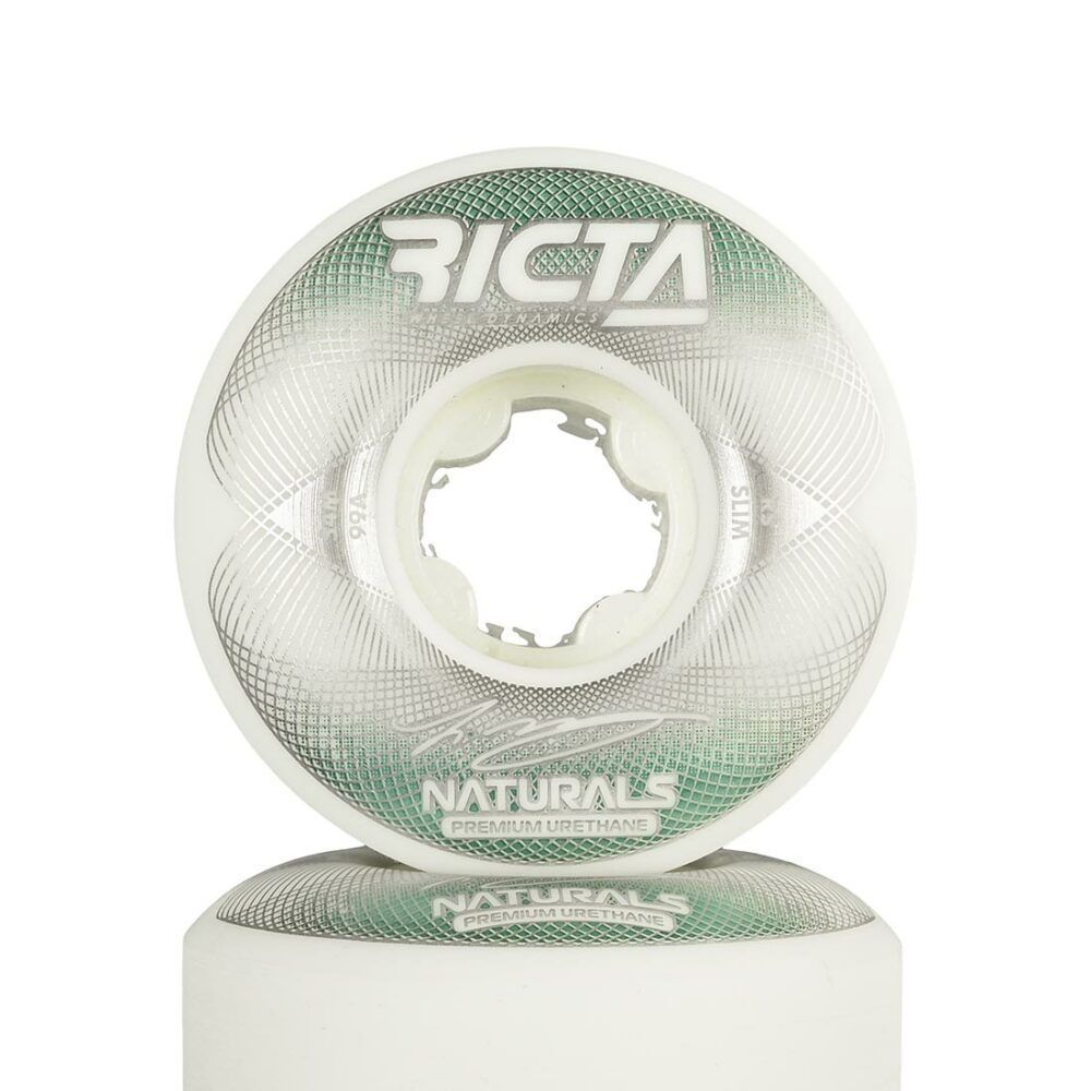 Ricta McCoy Geo Naturals Slim 99a 54mm Skateboard Wheels - White/Green