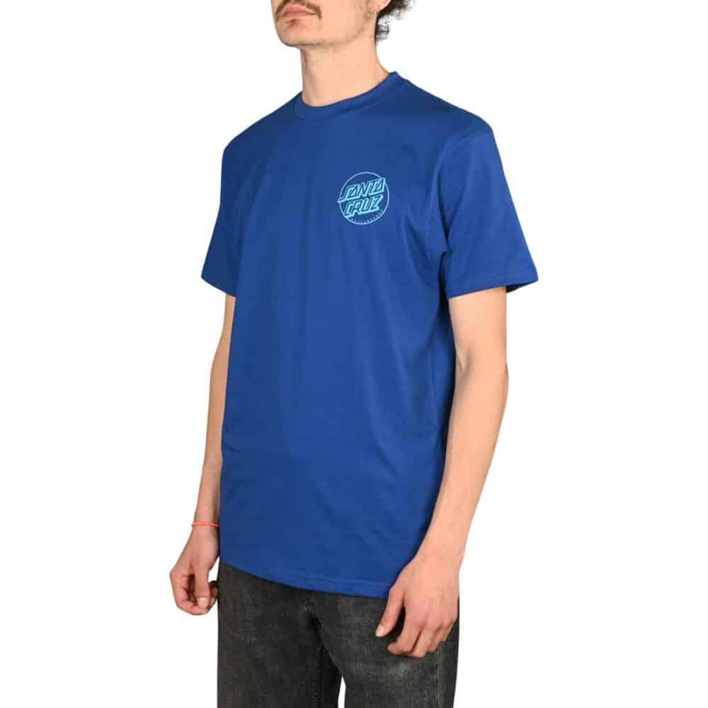 Santa Cruz Dressen Mash Up Opus S/S T-Shirt - Cobalt