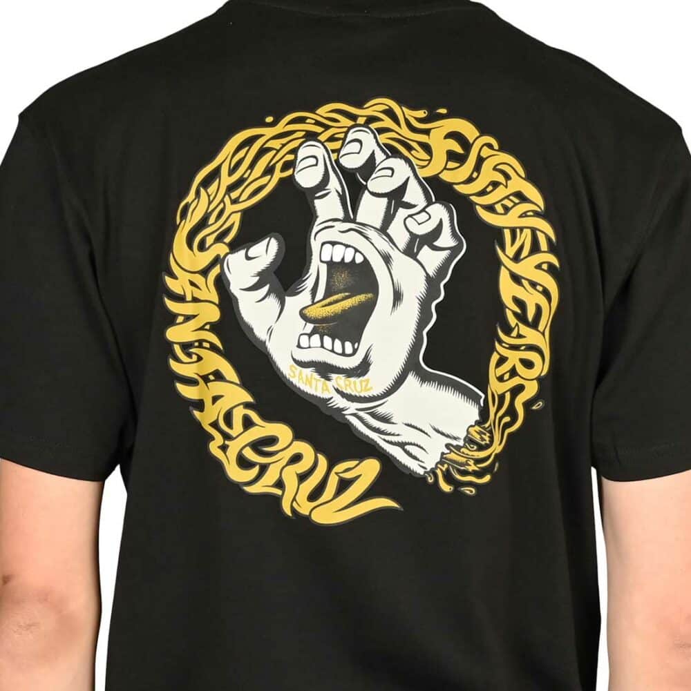 Santa Cruz Screaming 50 S/S T-Shirt - Black