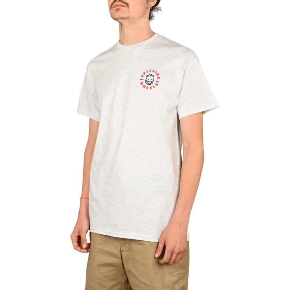 Spitfire Bighead Classic S/S T-Shirt - Ash/Red/Black