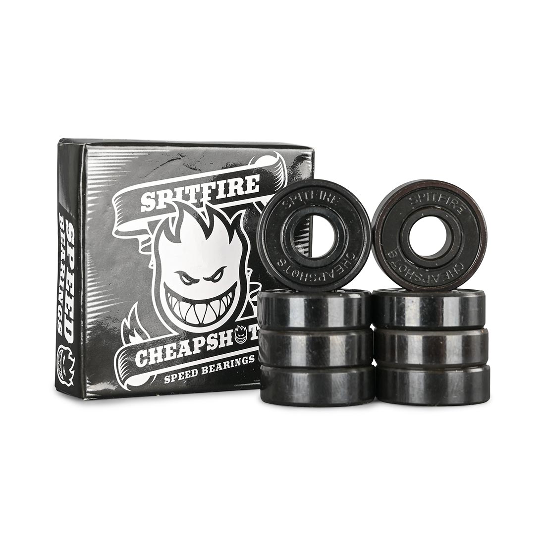 Spitfire Cheapshots Skateboard Bearings (8 Pack) Supereight