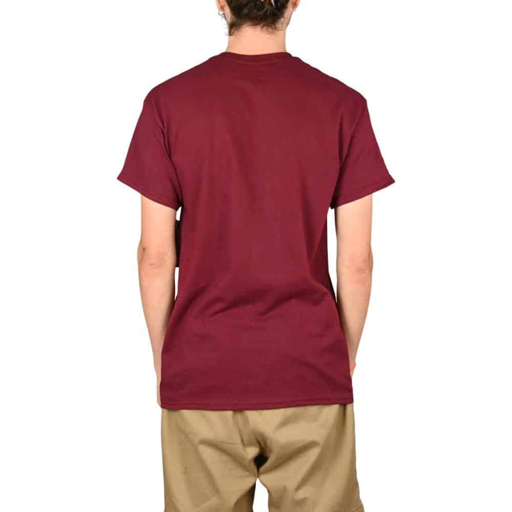 Spitfire Lil Bighead S/S T-Shirt - Maroon/Gold