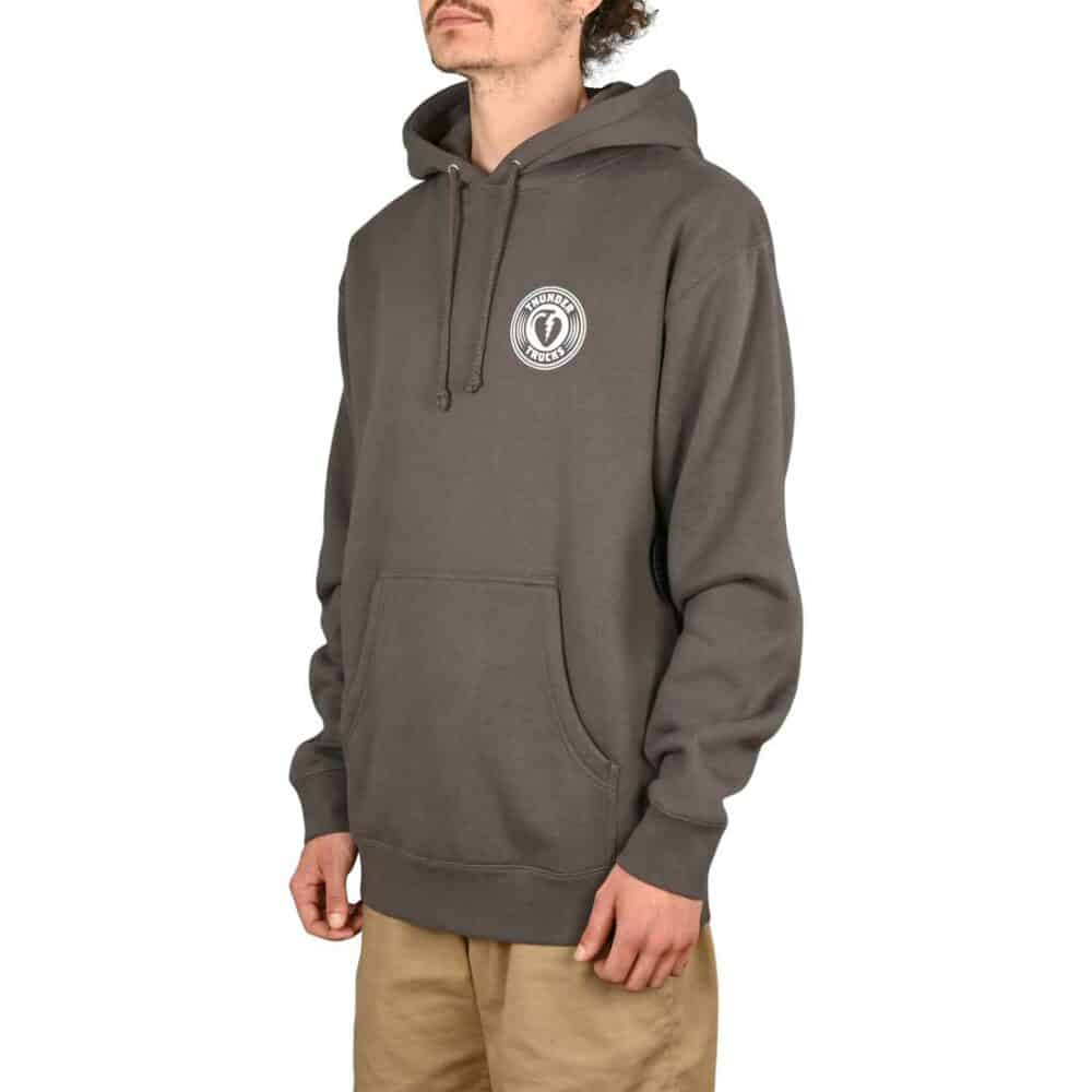 Thunder Charged Grenade Pullover Hoodie - Charcoal/White