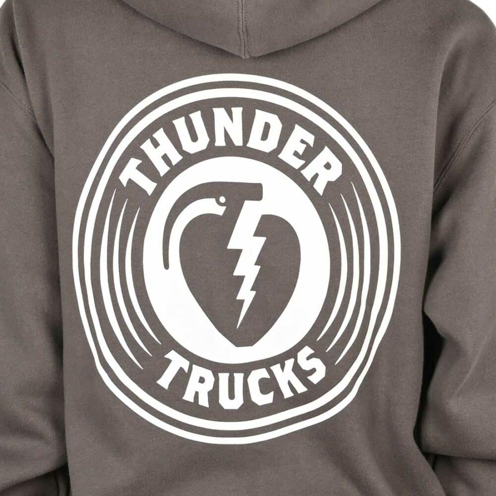 Thunder Charged Grenade Pullover Hoodie - Charcoal/White