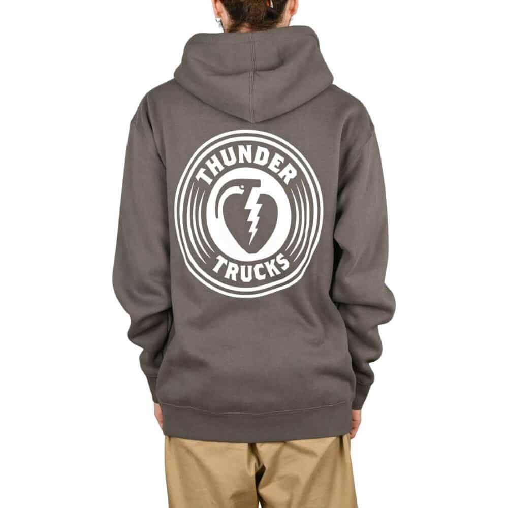 Thunder Charged Grenade Pullover Hoodie - Charcoal/White