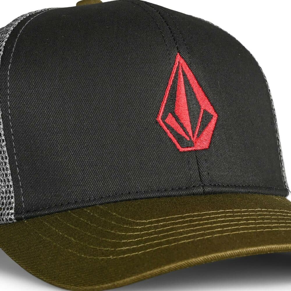 Volcom Full Stone Cheese Mesh Back Cap - Crimson