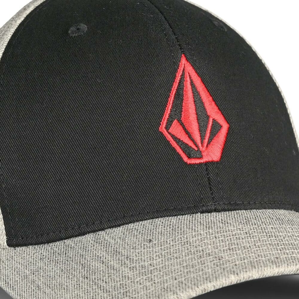 Volcom Full Stone Heather Flexfit Cap - Black Combo