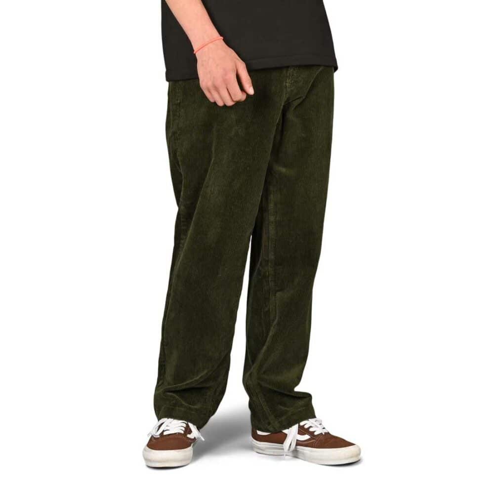 Volcom Modown Relaxed Tapered Corduroy Pants - Green