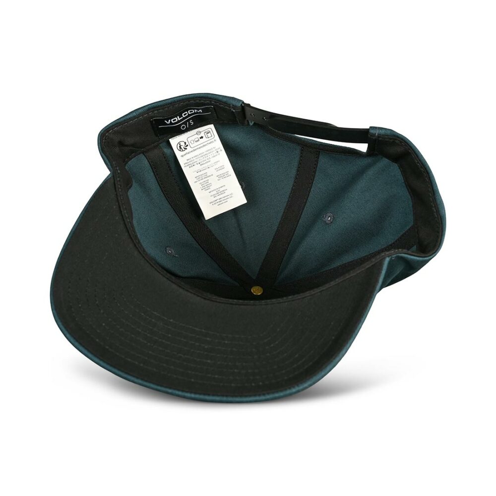Volcom Quarter Twill Snapback Cap - Service Blue