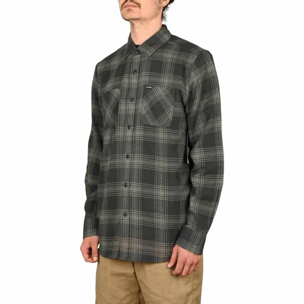 Volcom Tone Stone L/S Shirt - Stealth