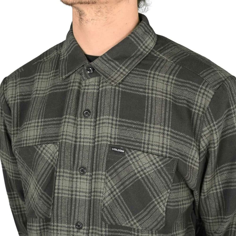 Volcom Tone Stone L/S Shirt - Stealth