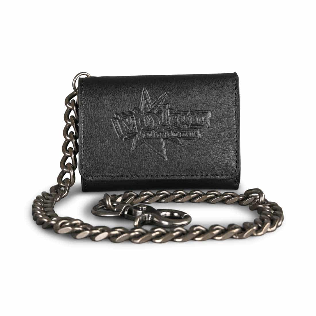 Volcom V Ent Leather Chain Wallet - Black