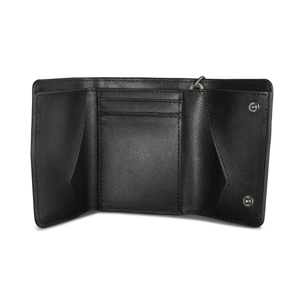 Volcom V Ent Leather Chain Wallet - Black