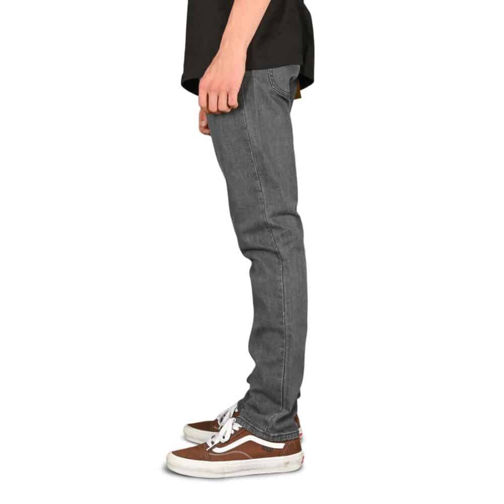 Volcom Vorta Slim Straight Jeans - Easy Enzyme Grey