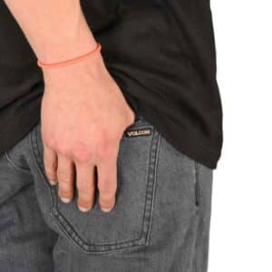 Volcom Vorta Slim Straight Jeans - Easy Enzyme Grey