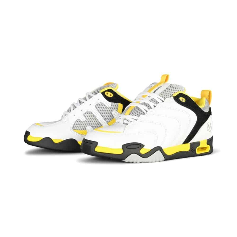 eS Tribo x Vireo x Chomp On Kicks Skate Shoes - White/Black/Yellow