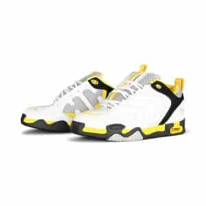 eS Tribo x Vireo x Chomp On Kicks Shoes - White/Black/Yellow eS Tribo x Vireo x Chomp On Kicks Shoes - White/Black/Yellow