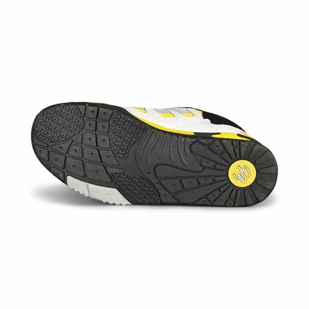 eS Tribo x Vireo x Chomp On Kicks Skate Shoes - White/Black/Yellow