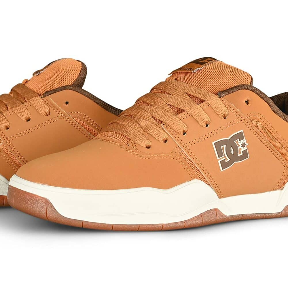 DC Central Skate Shoes - Wheat/Dark Chocolate