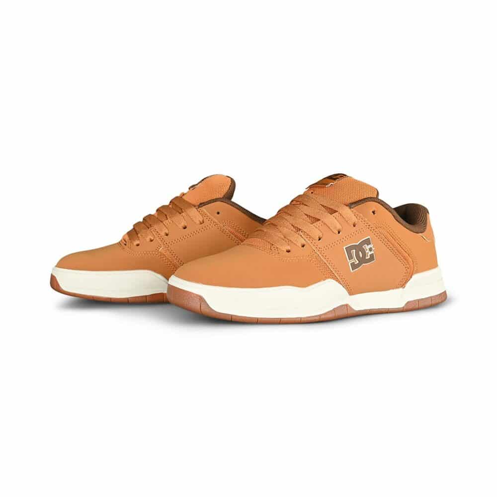 DC Central Skate Shoes - Wheat/Dark Chocolate