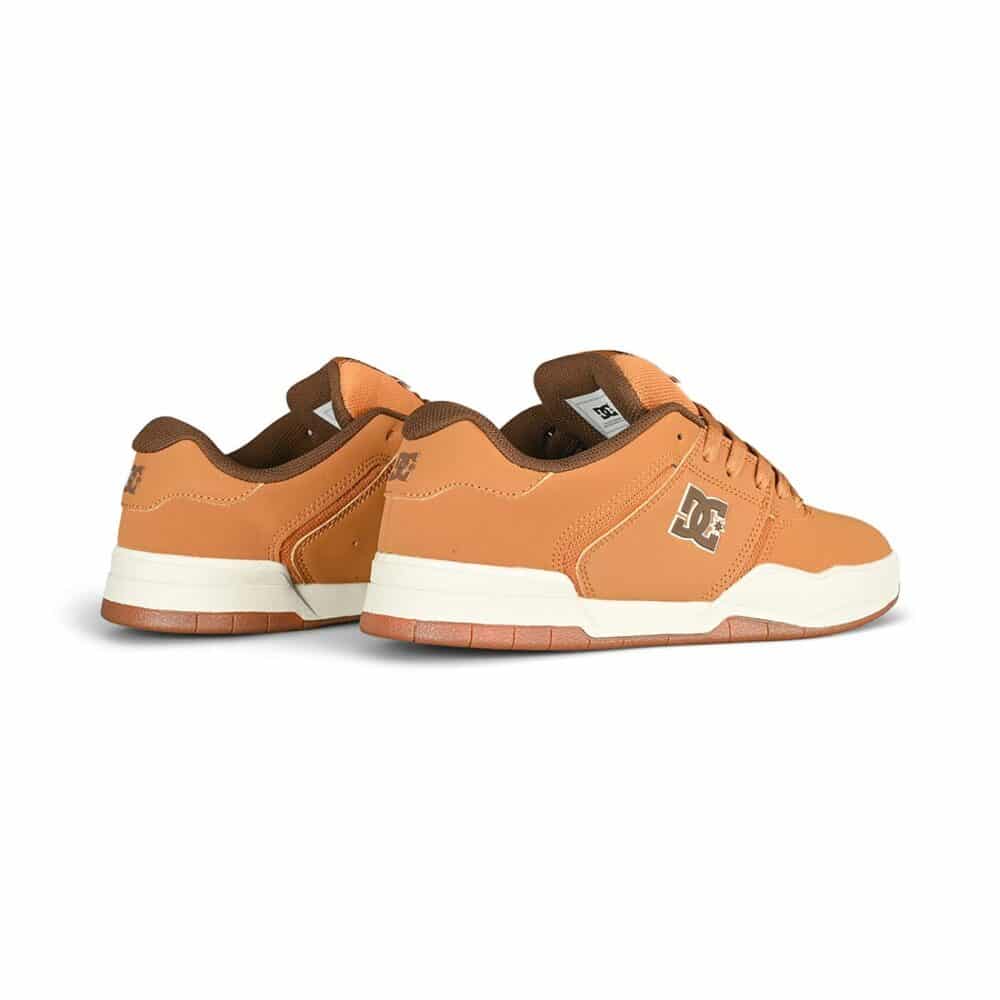 DC Central Skate Shoes - Wheat/Dark Chocolate