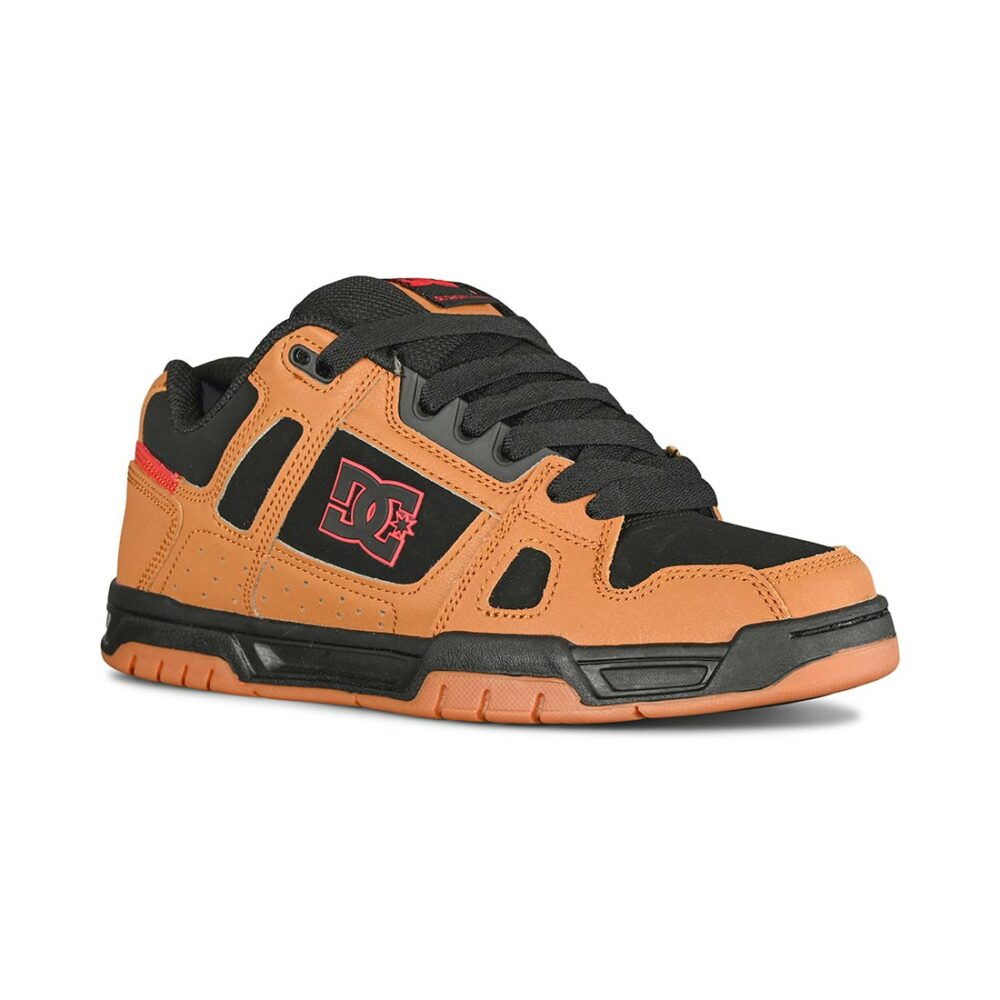 DC Stag Skate Shoes - Black/Wheat