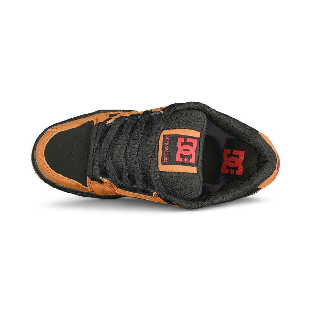 DC Stag Skate Shoes - Black/Wheat