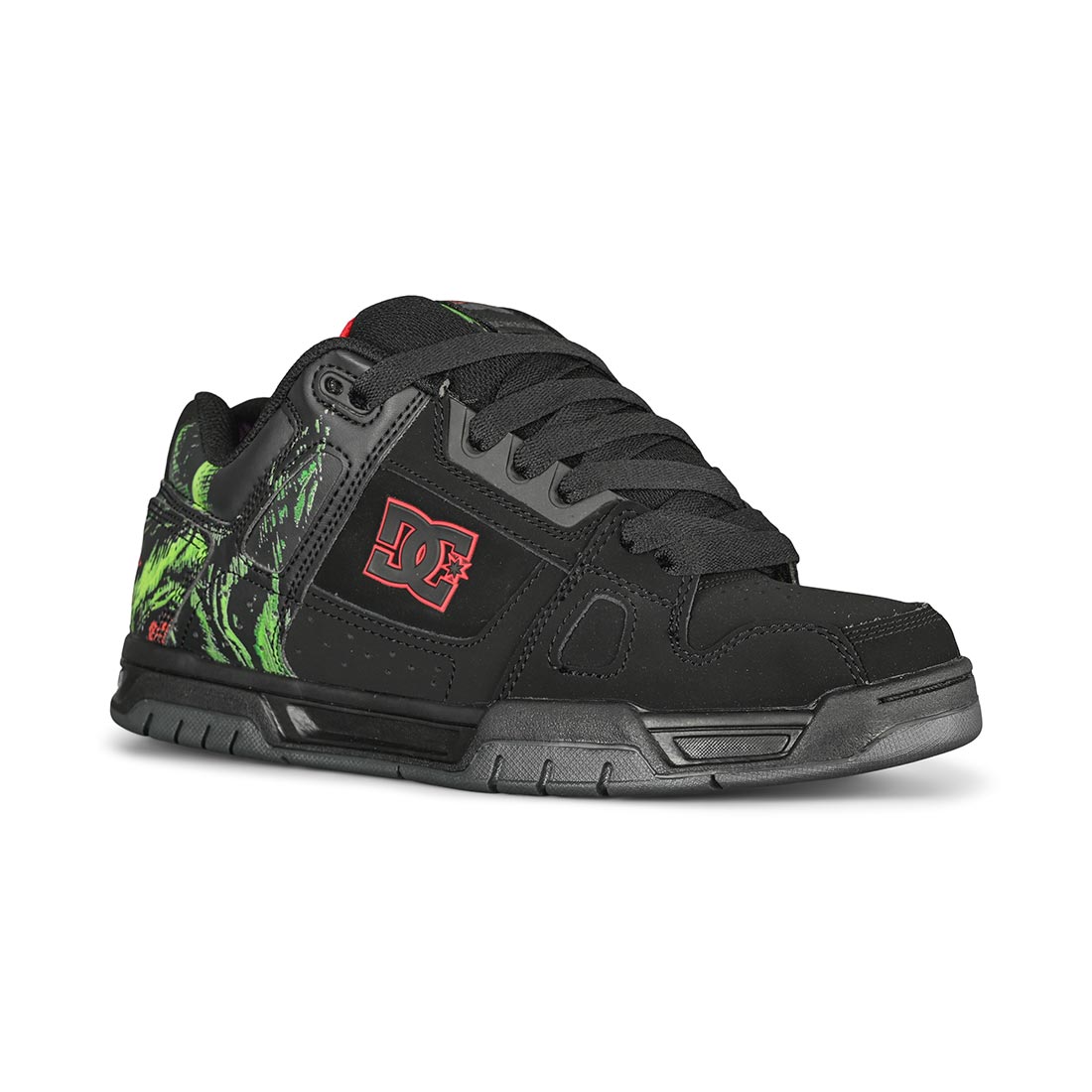 DC x Slayer Stag Skate Shoes - Black/Green/Black