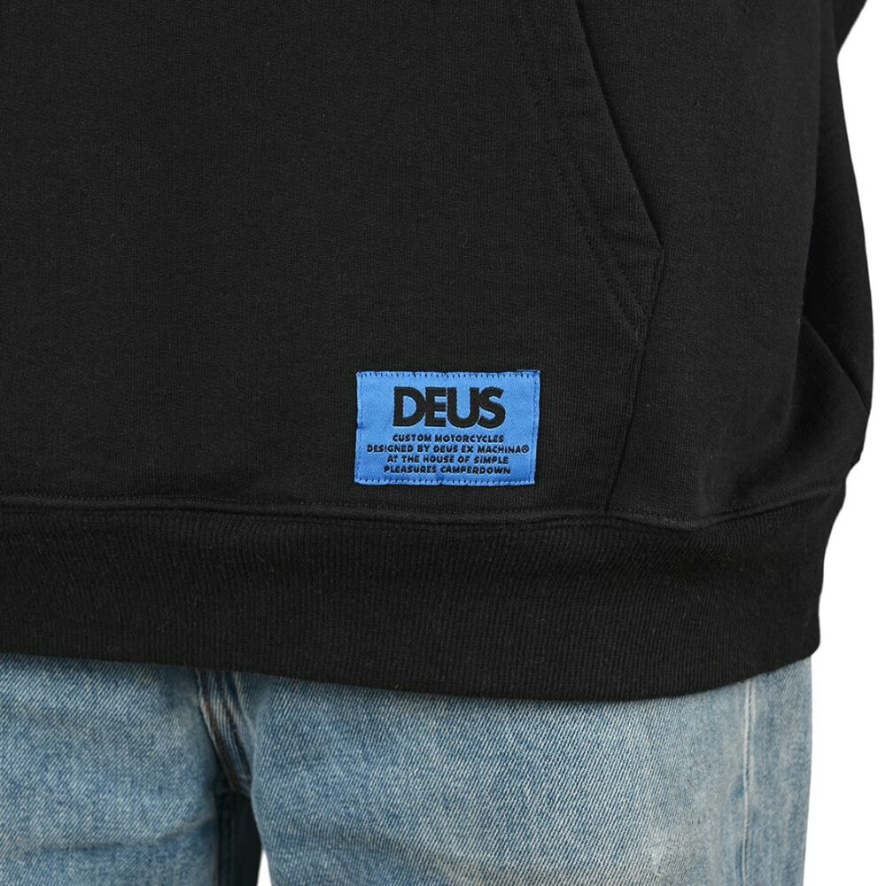 Deus Ex Machina Circuit Pullover Hoodie - Black