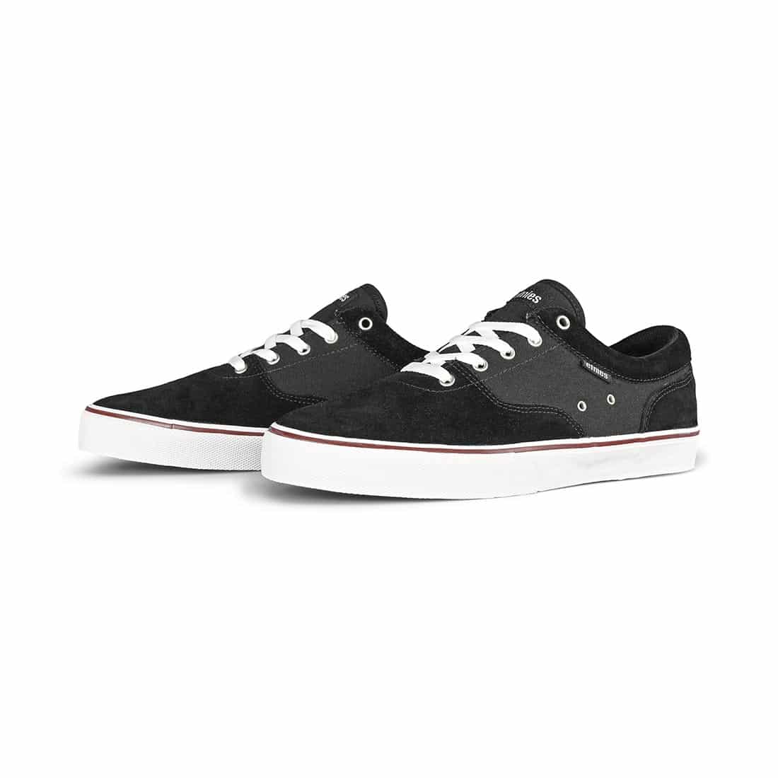 Etnies Factor Skate Shoes - Black/White/Burgundy