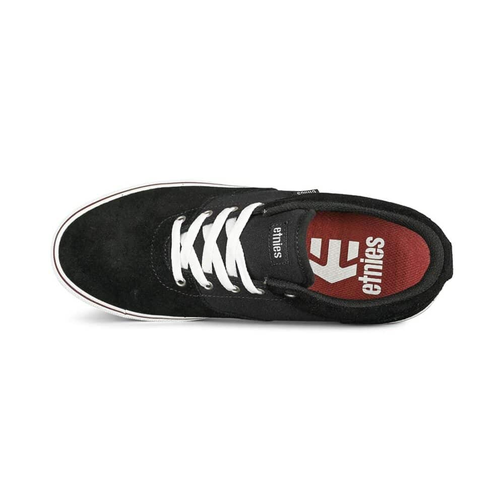 Etnies Factor Skate Shoes - Black/White/Burgundy