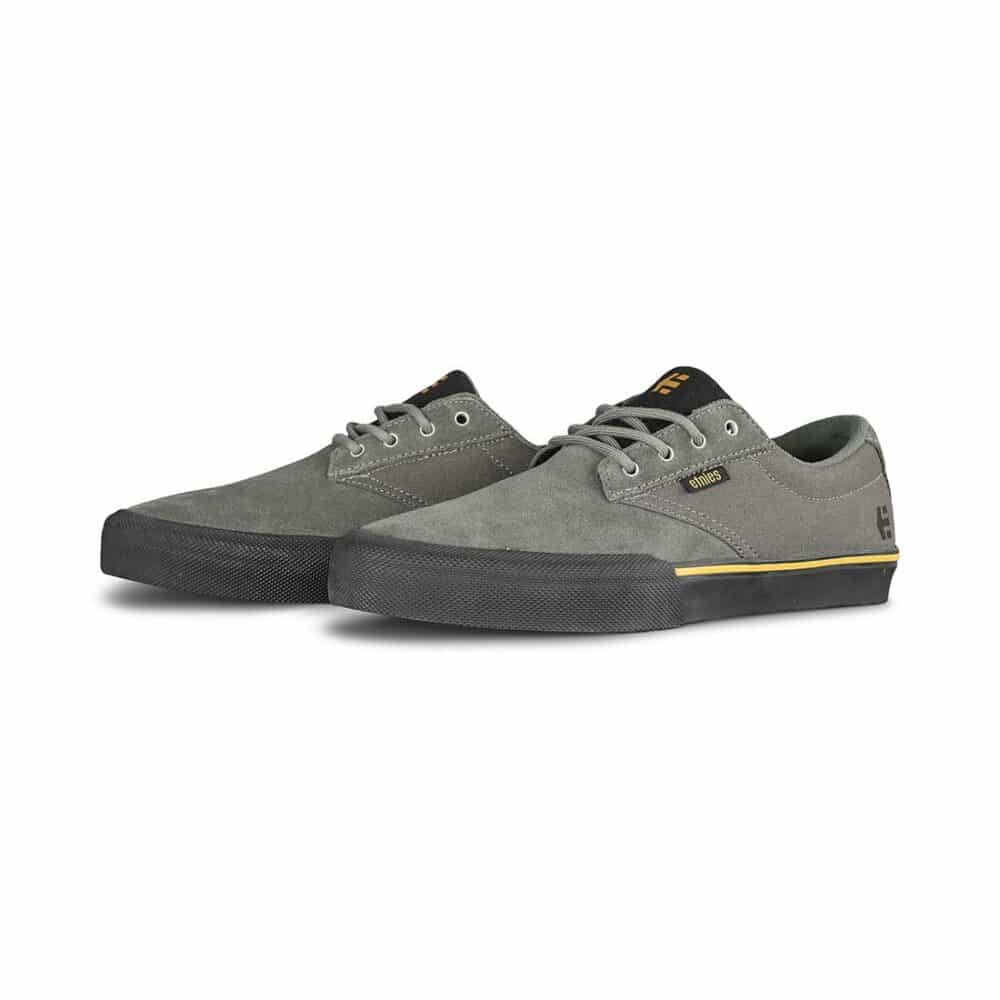 Etnies Jameson Vulc Skate Shoes - Grey/Black/Gold