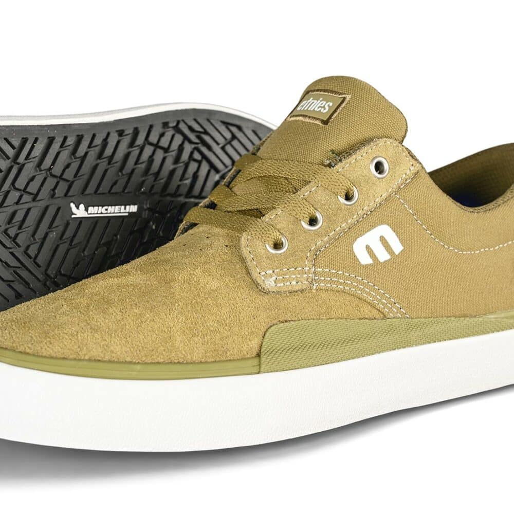 Etnies Singleton Vulc XLT Skate Shoes - Olive