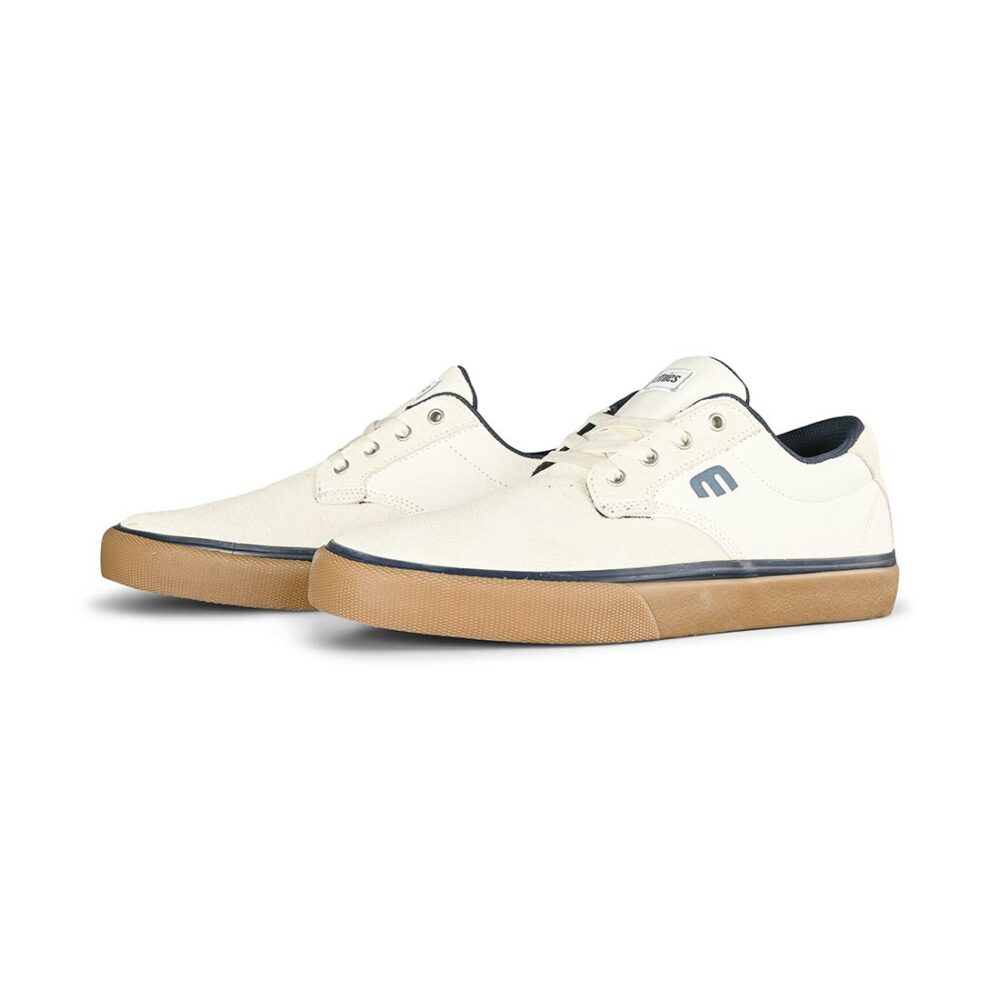 Etnies Singleton Vulc XLT Skate Shoes - White/Navy/Gum