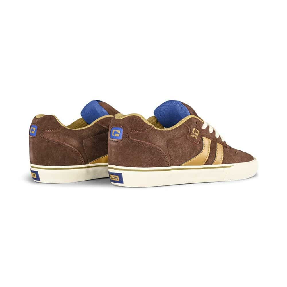 Globe Encore 2 Skate Shoes - Dark Oak/Sulphur