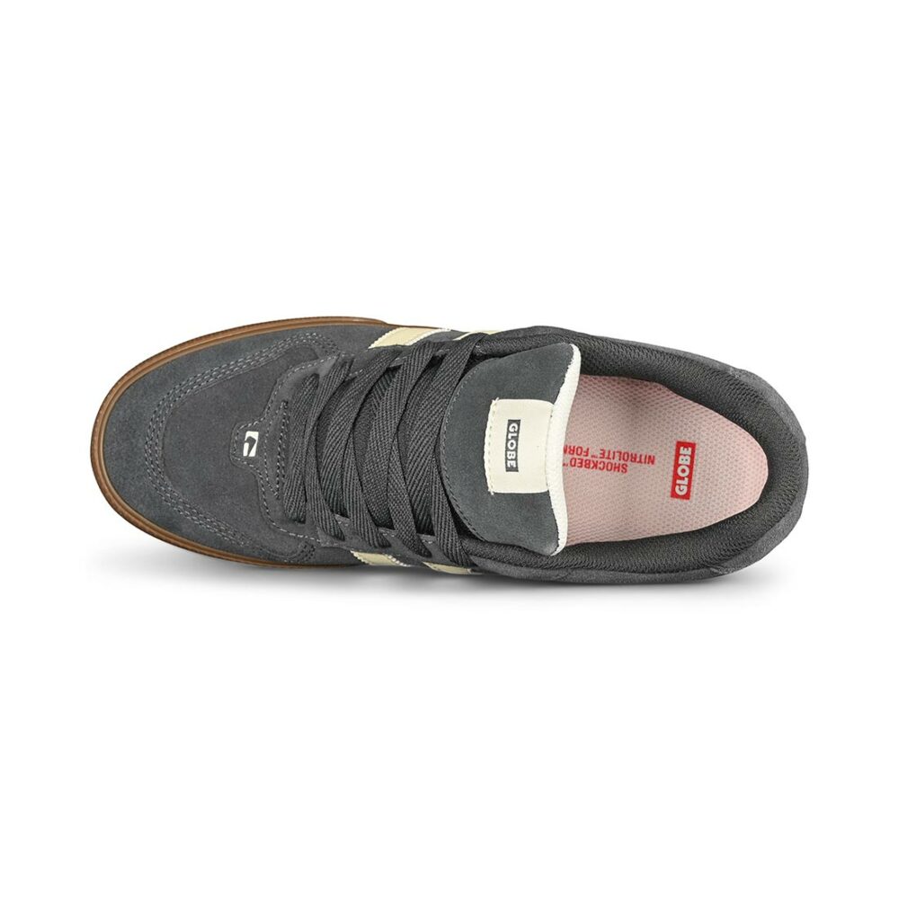 Globe Encore 2 Skate Shoes - Lead/Gum
