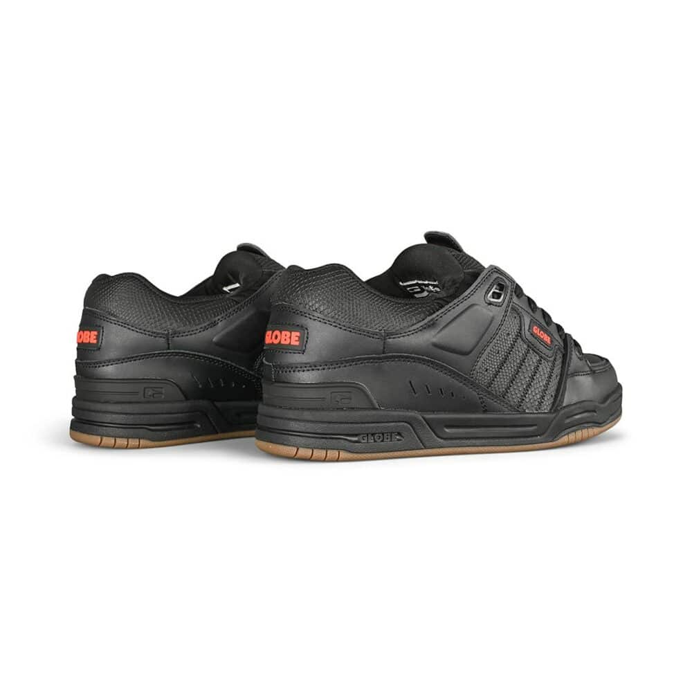 Globe Fusion Skate Shoes - Black/Red