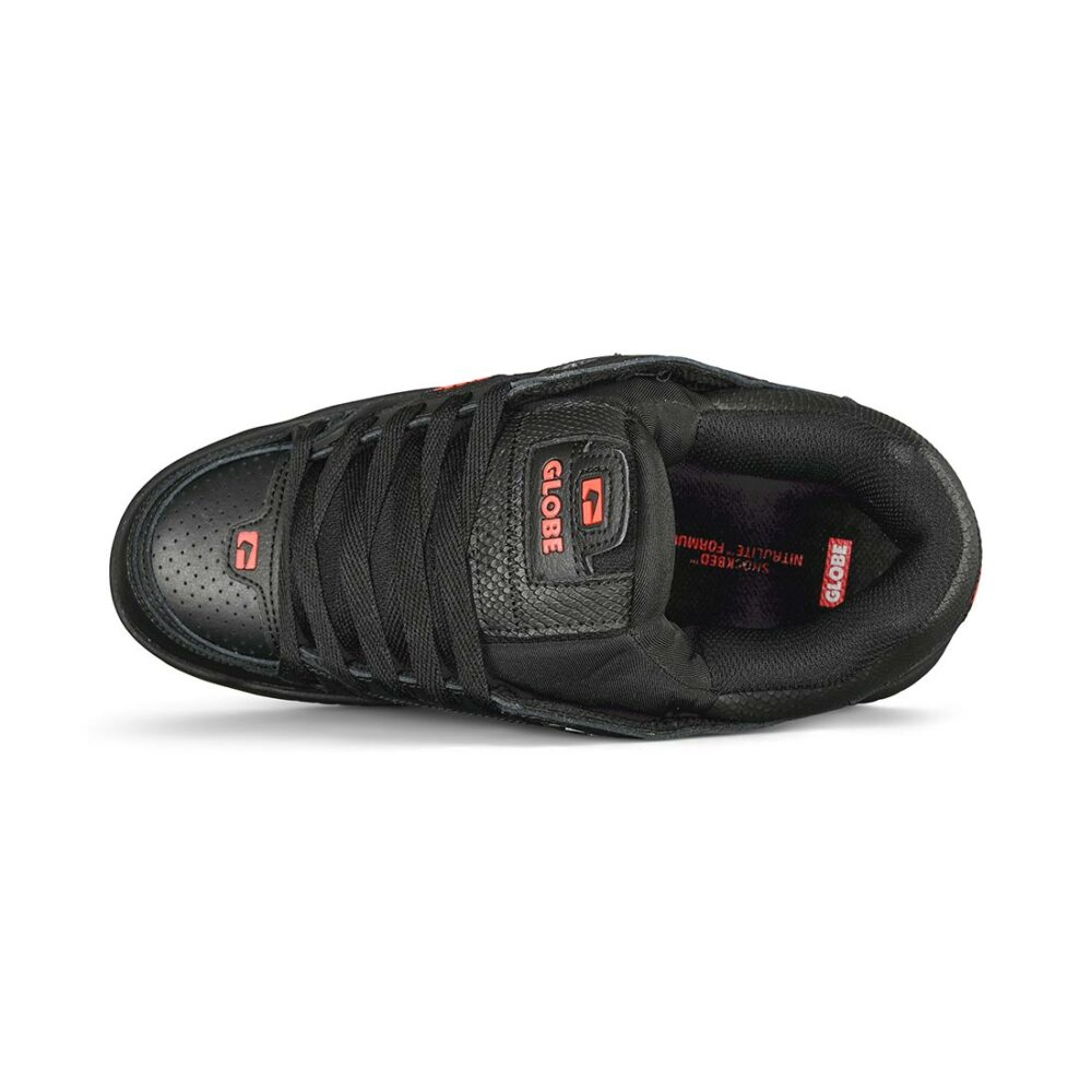 Globe Fusion Skate Shoes - Black/Red