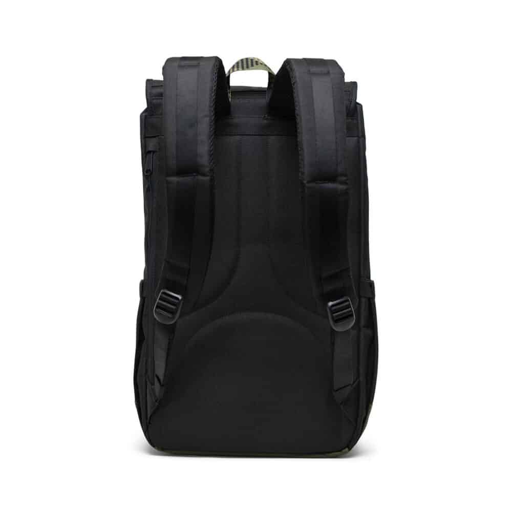 Herschel Little America 30L Backpack - Black/Ivy Green