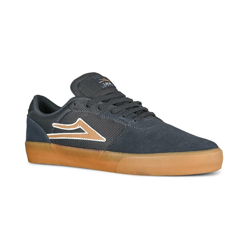 Lakai Cardiff Skate Shoes - Navy/Gum